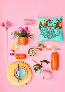 Mica Decorations Blumentopf Boaz lila D 14,5 H 13,5 cm