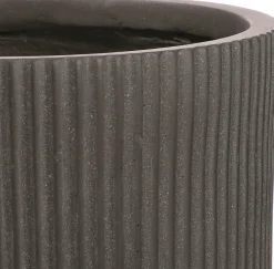 Mica Decorations Blumentopf mit Füßen Nuovo D 30,5 H 46 cm braun