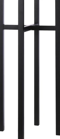 Mica Decorations Blumentopf-Ständer Ascot schwarz 34 x 34 x 71 cm