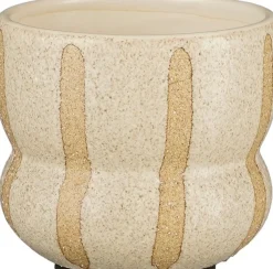 Mica Decorations Blumentopf Ibis crème D 10,5 H 9 cm