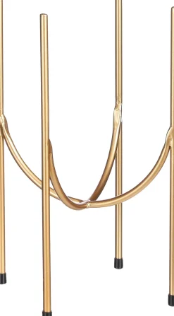 Mica Decorations Blumentopf-Ständer Kimo gold D 21,5 H 32 cm