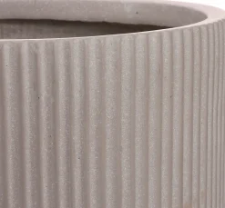 Mica Decorations Blumentopf mit Füßen Nuovo D 30,5 H 46 cm beige