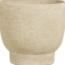 Mica Decorations Blumentopf Davy creme D 34 H 31 cm