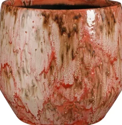 Mica Decorations Blumentopf Harris rot D 32 H 29 cm