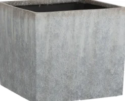 Mica Decorations Blumentopf Bravo 25 x 25 x 23 cm grau