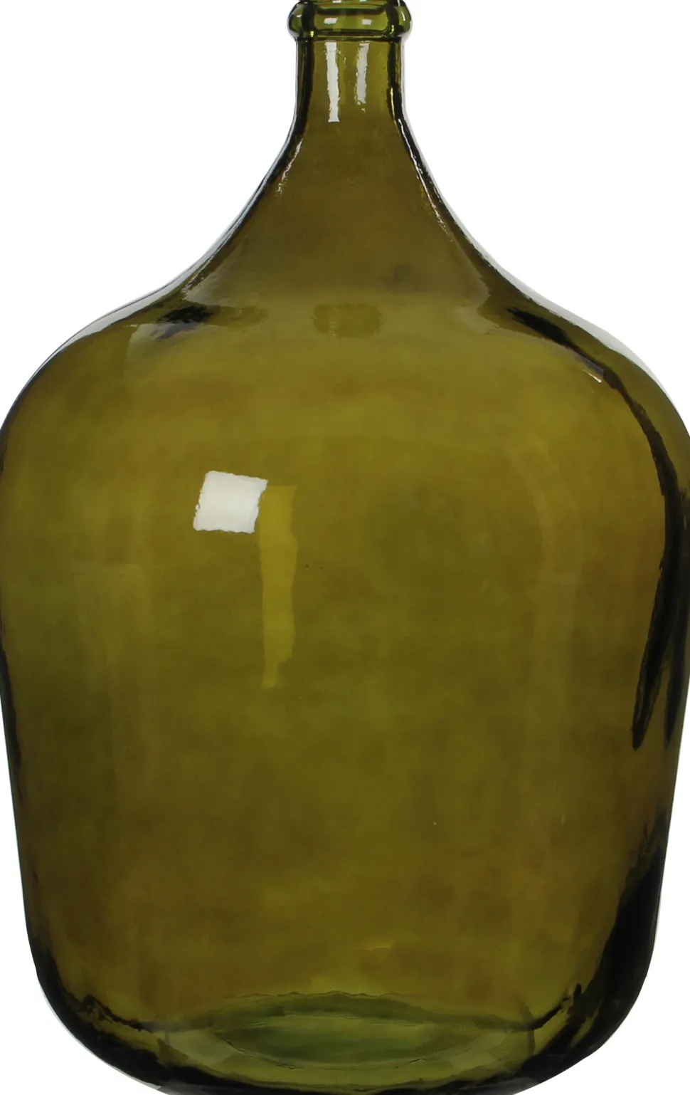 Mica Decorations Deko-Flasche Diego grün D 40 cm H 56 cm