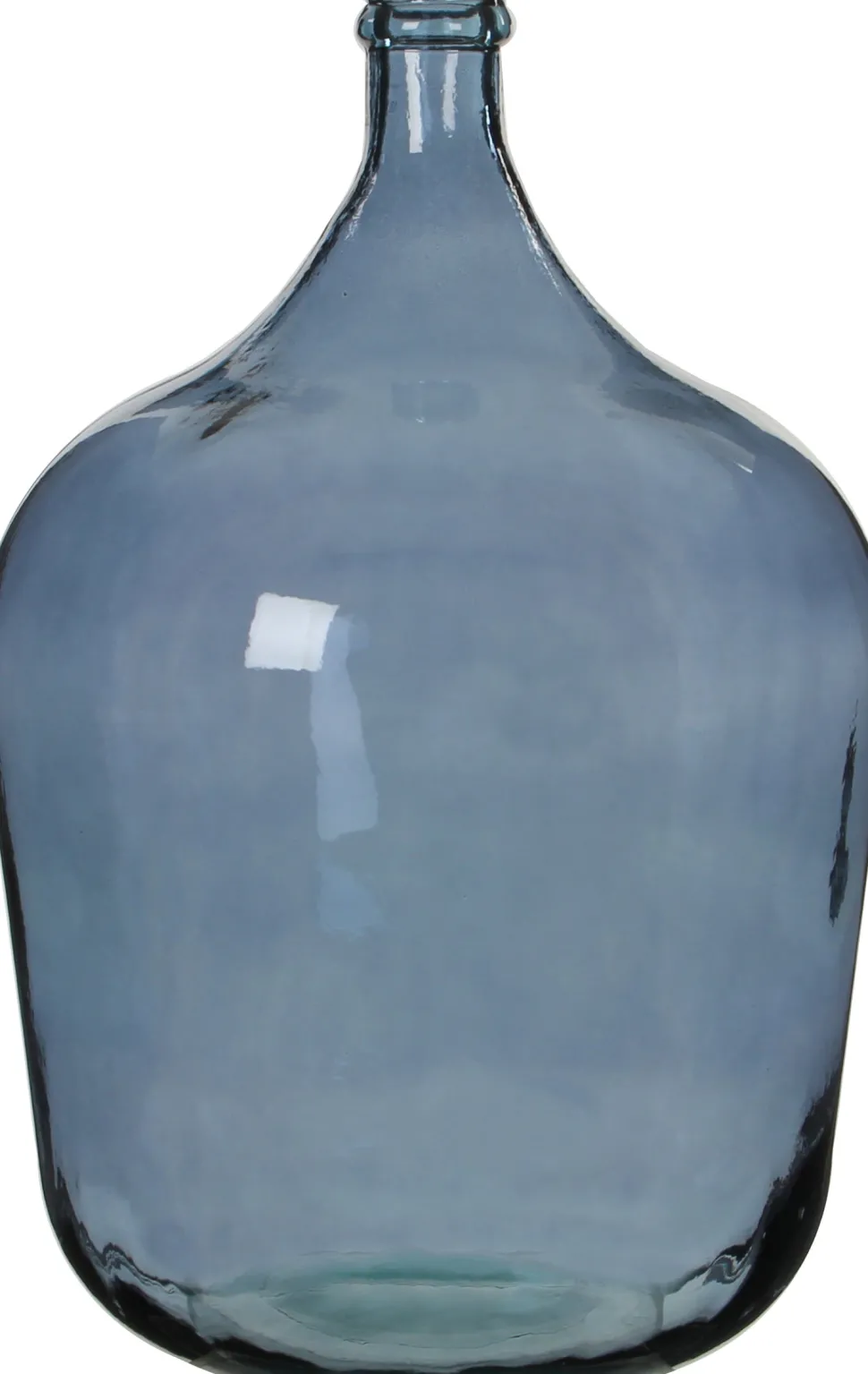 Mica Decorations Deko-Flasche Diego blau D 40 cm H 56 cm