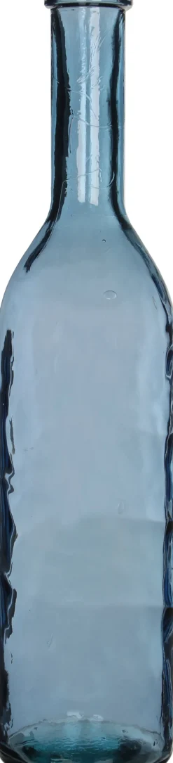 Mica Decorations Deko-Flasche Rioja blau D 21 cm H 100 cm