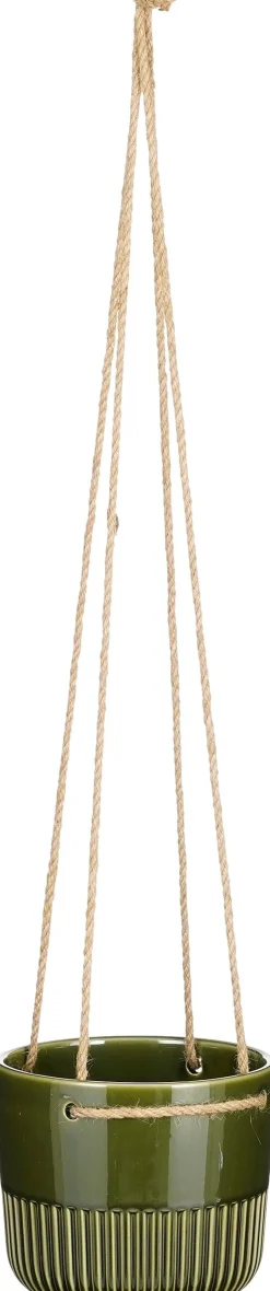 Mica Decorations Hängetopf Primo grün D 17 H 16 cm