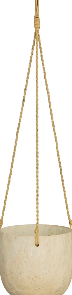 Mica Decorations Hängetopf Trentino creme D 15 H 14 cm