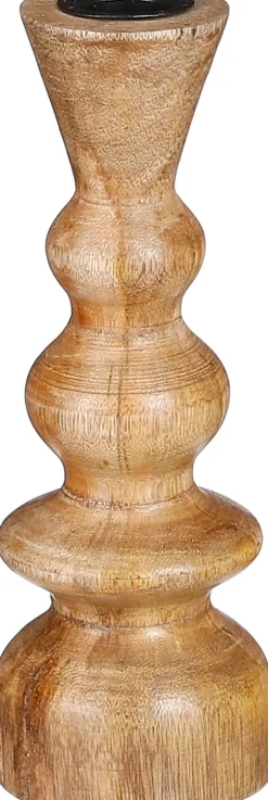 Mica Decorations Kerzenständer braun D 7 H 20 cm