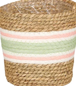 Mica Decorations Pflanzkorb Rachel hellgrün D 16 H 16 cm