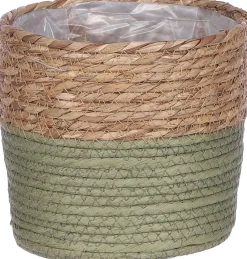 Mica Decorations Pflanzkorb Rachel grün D 16 cm H 16 cm