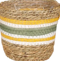 Mica Decorations Pflanzkorb Rachel grün D 12 H 12 cm