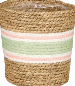 Mica Decorations Pflanzkorb Rachel hellgrün D 18 H 18 cm