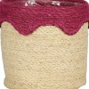 Mica Decorations Pflanzkorb Ella rosa D 20 H 20 cm