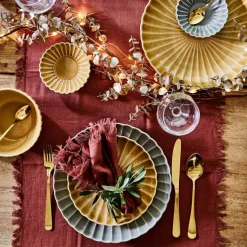 Mica Decorations Schale gelb Pesca D 12,5 H 6 cm