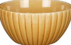 Mica Decorations Schale gelb Pesca D 15,5 H 7,5 cm