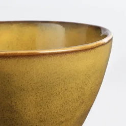 Mica Decorations Schale Tabo gelb D 14 cm H 6,5 cm