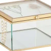 Mica Decorations Schmuckkästchen Gloria gold 12 x 12,5 x 7 cm