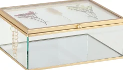 Mica Decorations Schmuckkästchen Gloria gold 18 x 14 x 7 cm