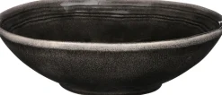 Mica Decorations Schüssel Tabo schwarz D 30,5 H 9 cm