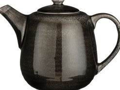 Mica Decorations Teekanne Tabo schwarz D 25 H 17,5 cm