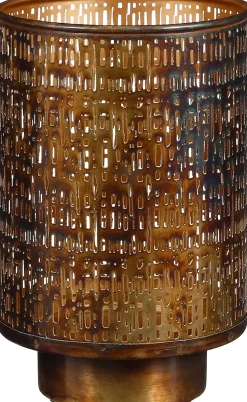 Mica Decorations Teelichthalter Harmony gold D 16 H 23,5 cm