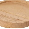 Mica Decorations Teller für Glasglocke Hella Holz hell D 17,5 cm H 2 cm