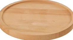 Mica Decorations Teller für Glasglocke Hella Holz hell D 21,5 cm H 2 cm