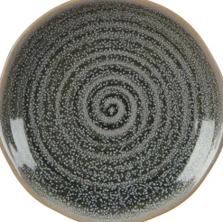 Mica Decorations Teller June grau D 17,5 cm H 3 cm