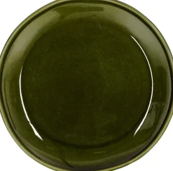 Mica Decorations Teller Rhea grün D 20 H 2 cm
