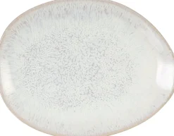 Mica Decorations Teller Tabo creme 11,5 x 8,5 x 1,5 cm