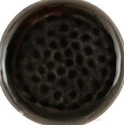 Mica Decorations Teller Tabo schwarz D 18 H 2 cm