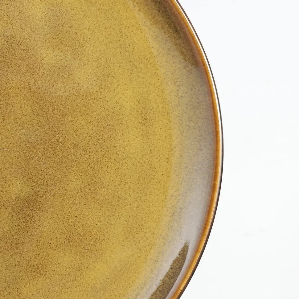 Mica Decorations Teller Tabo gelb D 20 cm H 2 cm