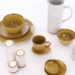 Mica Decorations Teller Tabo gelb D 26,5 cm H 3 cm