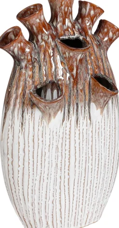 Mica Decorations Tulpenvase Saul braun 25 x 15,5 x 42 cm