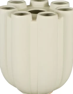Mica Decorations Tulpenvase Minda weiß D 28 H 33,5 cm