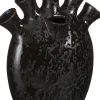 Mica Decorations Tulpenvase Saul schwarz 26 x 14 x 30,5 cm