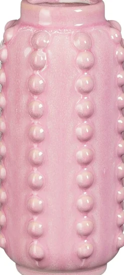 Mica Decorations Vase Boaz lila D 8 H 18 cm