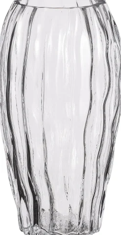 Mica Decorations Vase Feline transparent D 14 H 27 cm