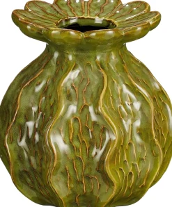 Mica Decorations Vase Marly grün D 16,5 H 17,5 cm