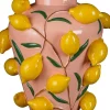 Mica Decorations Vase Melika rosa / gelb D 35 H 37,5 cm