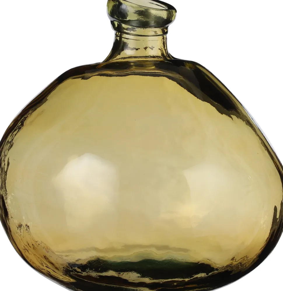 Mica Decorations Vase Organic gelb D 26 cm H 33 cm