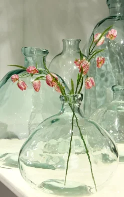 Mica Decorations Vase Organic transparent D 33 cm H 34 cm