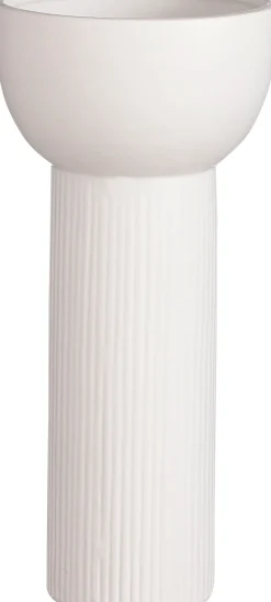 Mica Decorations Vase Pino weiß D 30 H 28,5 cm