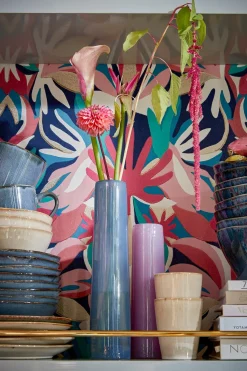 Mica Decorations Vase Xandra lila D 7 H 23,5 cm