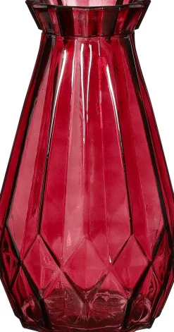 Mica Decorations Vase Zena rot D 14 H 24 cm