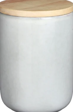 Mica Decorations Vorratsdose Tabo grau D 12 cm H 15,5 cm