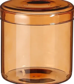 Mica Decorations Vorratsglas Cannes braun D 12 H 12 cm